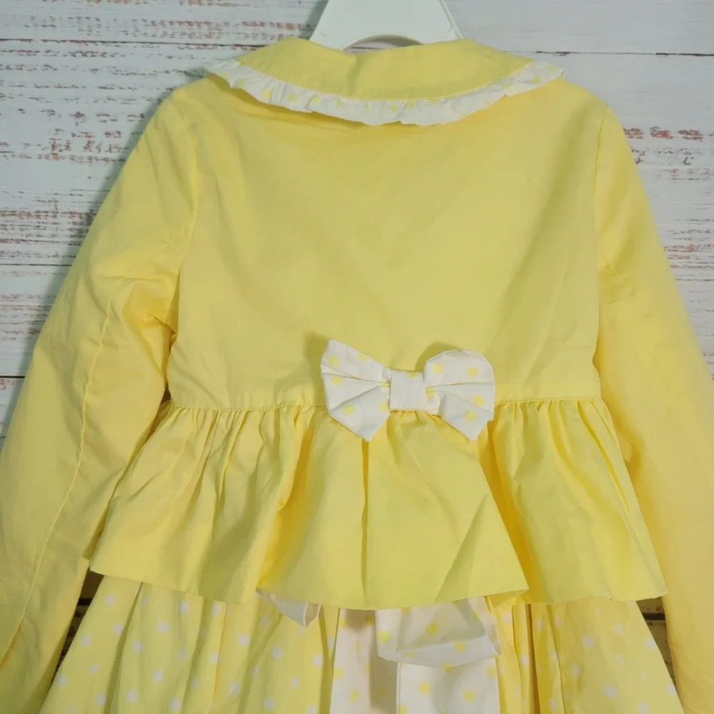 NWT Heirlooms By Polly Flinder Girls 4T Yellow Two-piece Dress Outfit